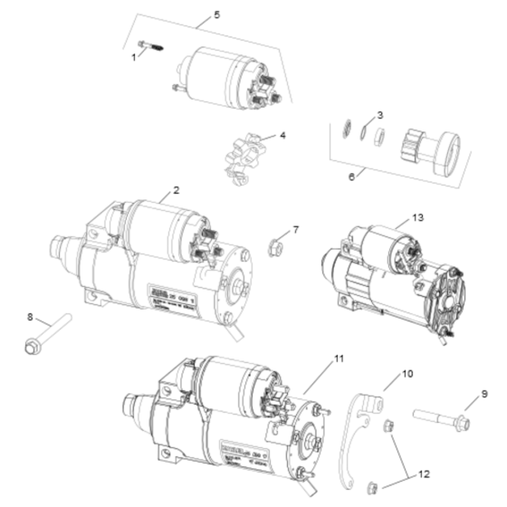 Kohler PCH680 Starting Parts