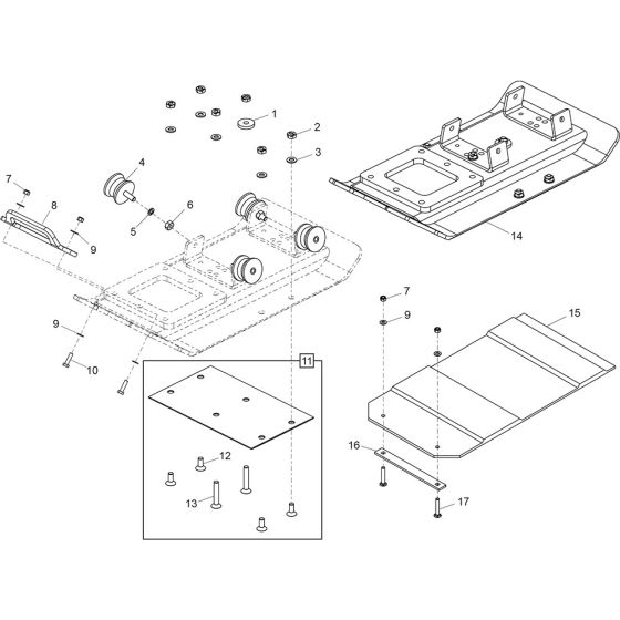 Baseplate Assembly for Belle PCLX 32S