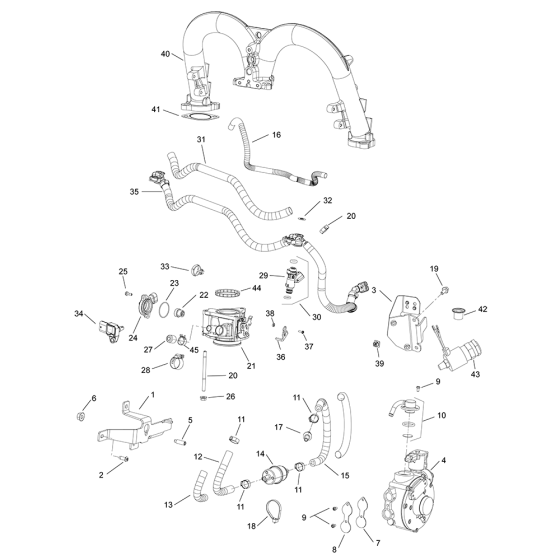 Fuel System for Kohler PCV860