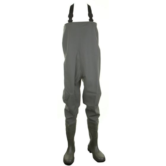 Chest Wading Pants Durable for a variety of Agricultural Uses Green Size 10