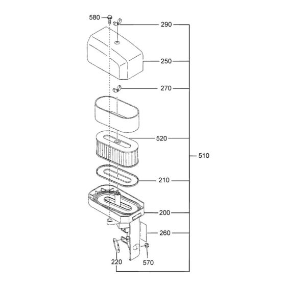 Air Cleaner for Wacker PDT2