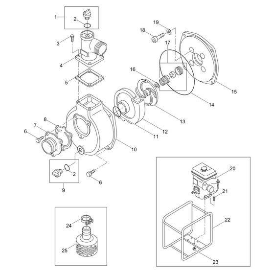 Wacker PG3A Pump Assembly