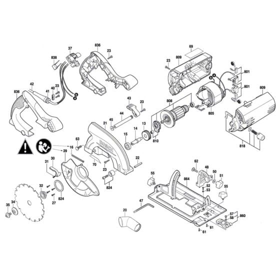 Circular Hand Saw Assembly