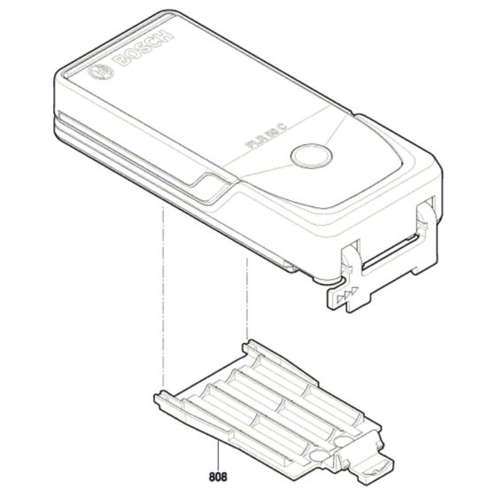 Distance Measuring Unit for Bosch PLR 50