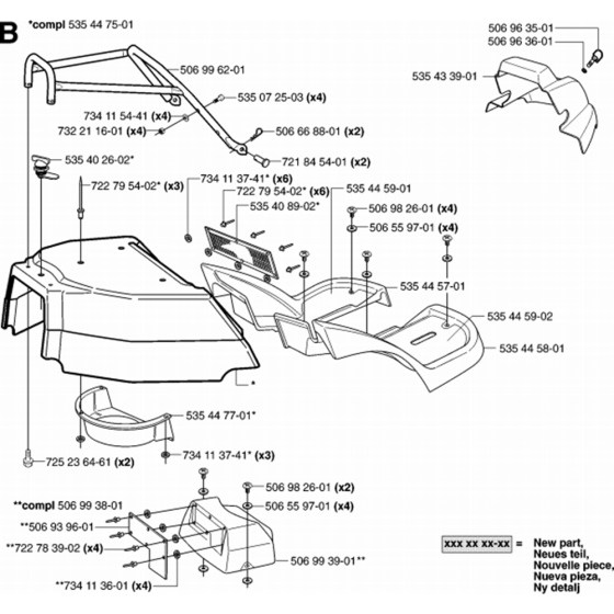 Cover Assembly for PR15 Riders