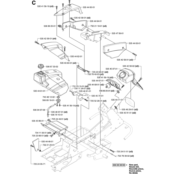 Cover Assembly for PR15 Riders