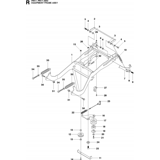 Frame Assembly for PR17 AWD