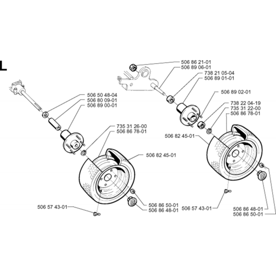 Wheels and Tyres for PROFLEX 1200