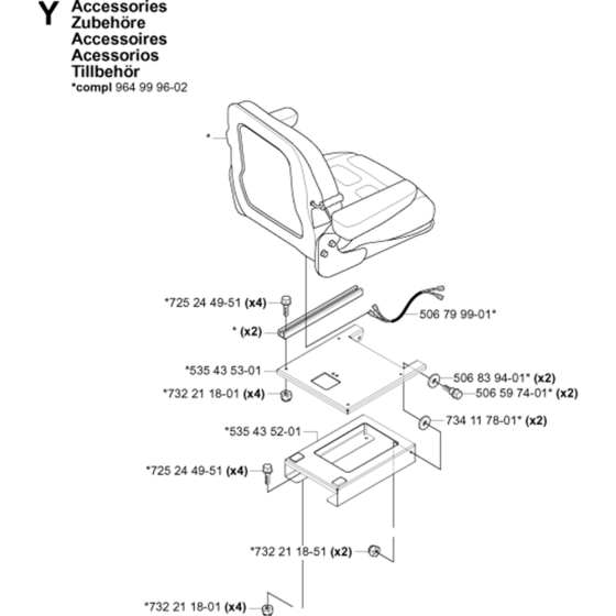 Husqvarna PROFLEX 18 Accessories