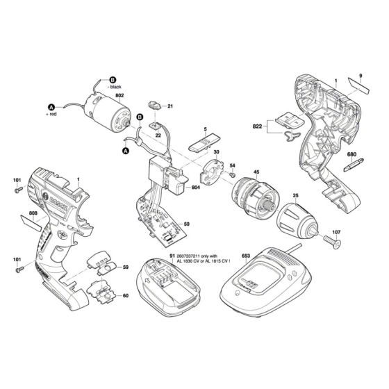 Cordless Combi Assembly