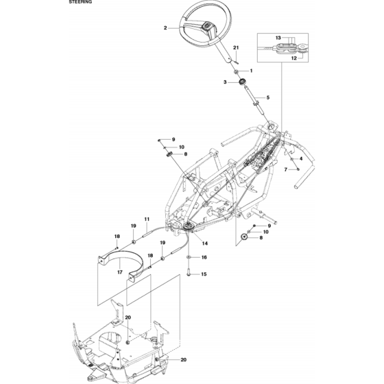 Steering Assembly for R112 C