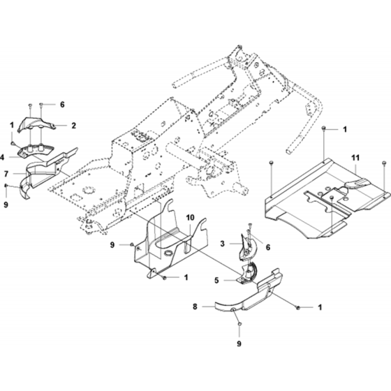 Cover Assembly for R213 C Riders