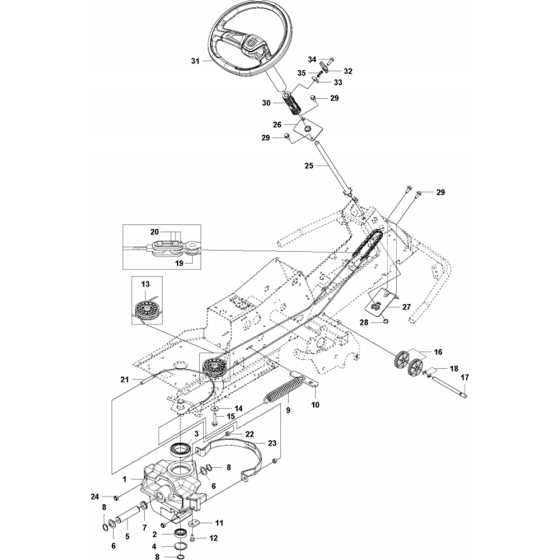 Steering Assembly for R213 C