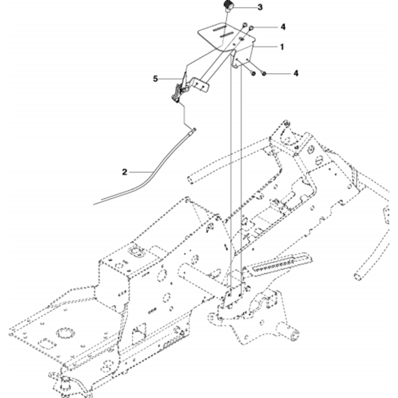 Controls Assembly for Husqvarna R214