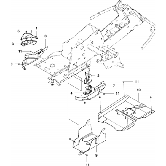 Cover Assembly-2 for Husqvarna R214