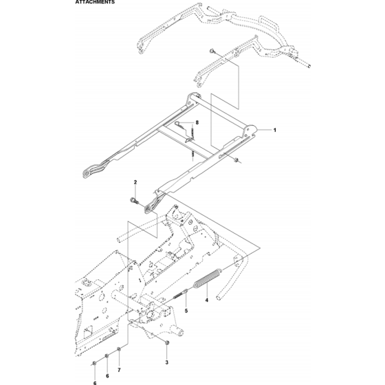 Husqvarna R214 TC Attachments