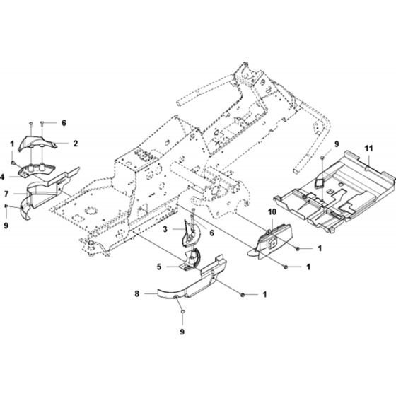 Cover Assembly for Husqvarna R316