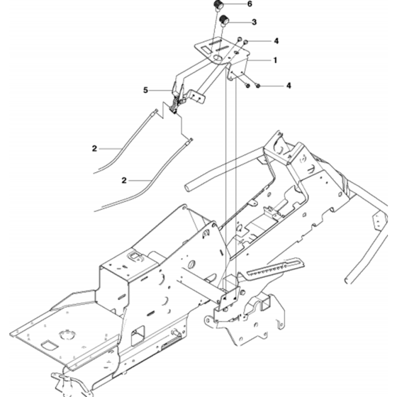 Controls Assembly for Husqvarna