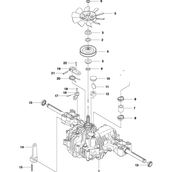 Transmission Assembly for R318