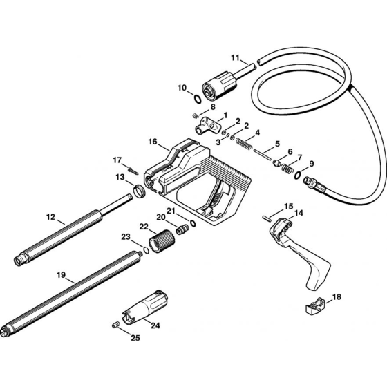 Spray Gun & Lance for Stihl