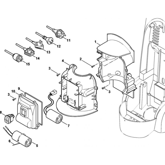 Cover, Switch Housing for Stihl