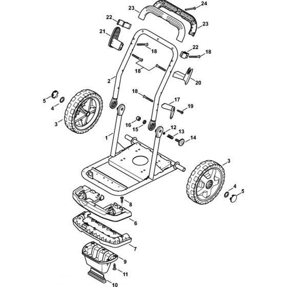 Chassis Assembly for Stihl RE