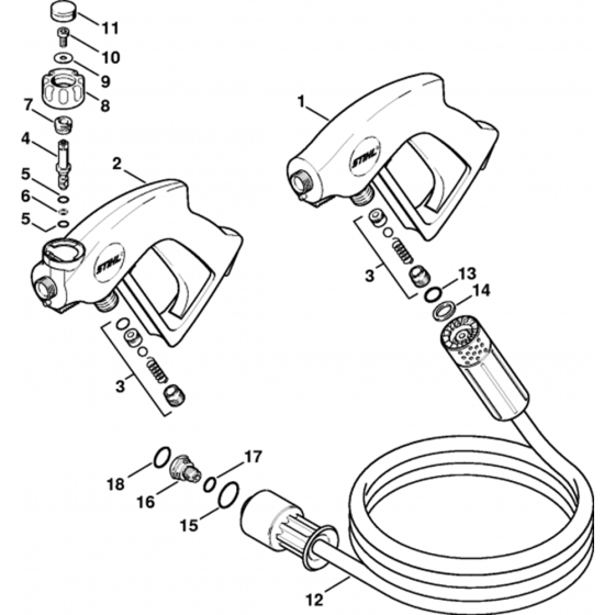 Spray Gun & Hose Assembly
