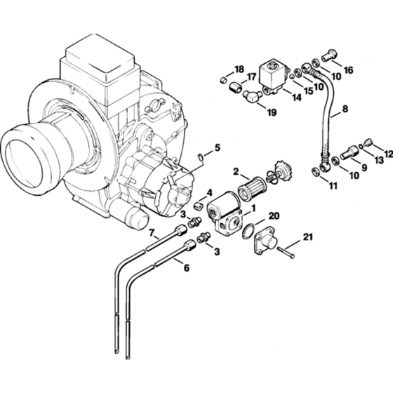 Fuel Pump Assembly for Stihl