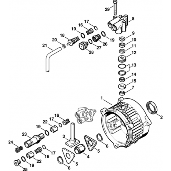 Pump Housing for Stihl RE840W