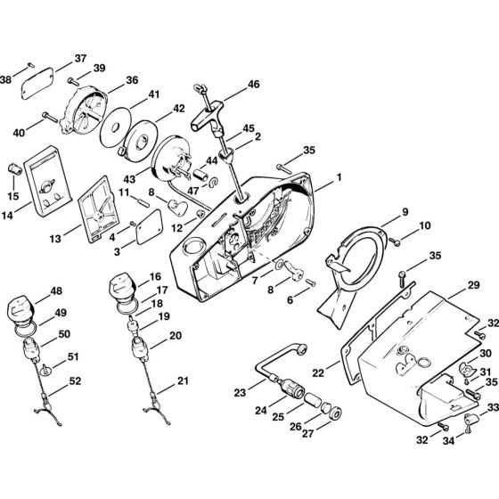 Rewind Starter for Stihl FS200
