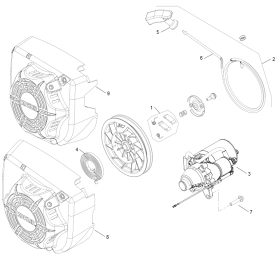 Starting for Kohler RH265