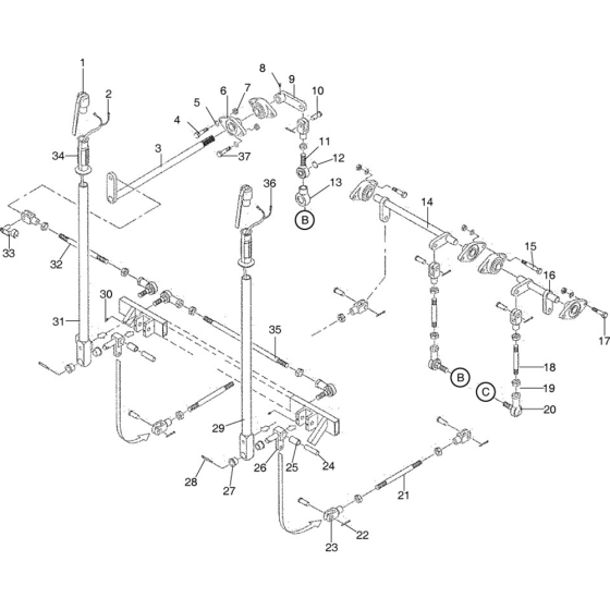 Control Assembly for Belle Trowel