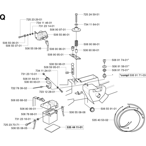 Electrical Assembly for Husqvarna