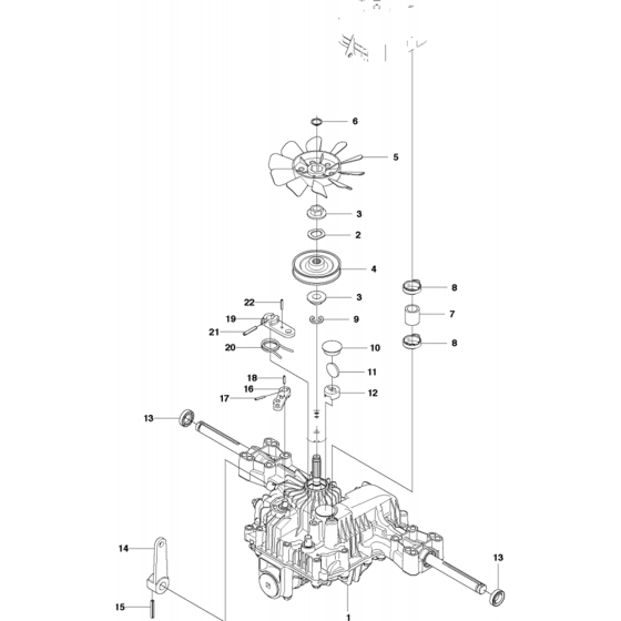 Transmission Assembly for Mowers