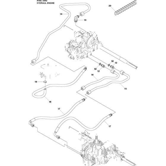 Engine-1 Assembly for Husqvarna
