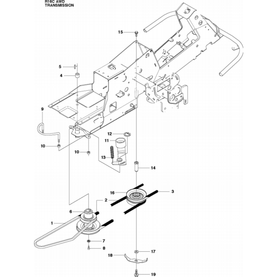 Transmission Assembly for Husqvarna