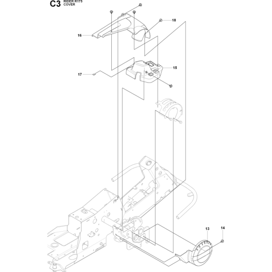 Cover-1 Assembly for Husqvarna