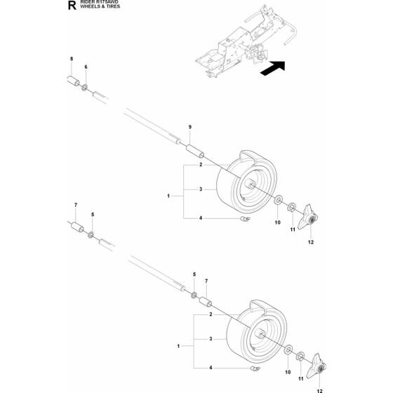 Wheels and Tyres for Husqvarna