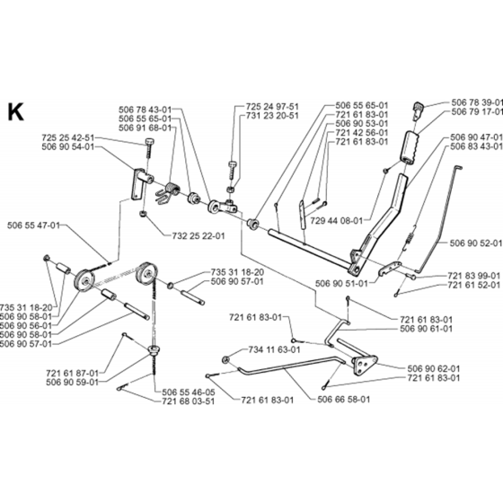 Controls-1 Assembly for Husqvarna