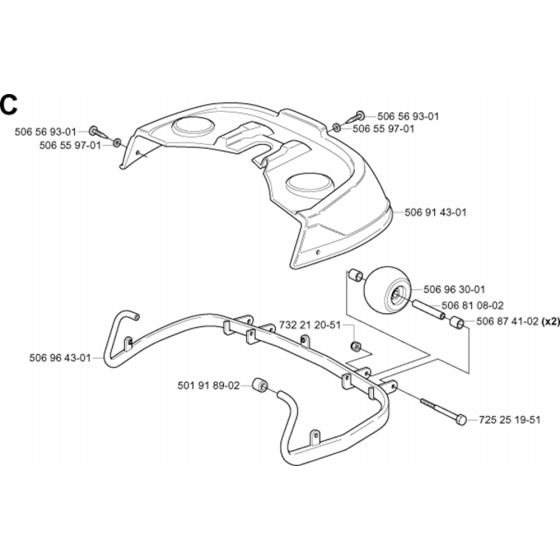 Protection Frame for Husqvarna 970