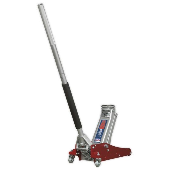Trolley Jack 1.5tonne Aluminium/Steel Rocket Lift Sealey Part No. RJAS1500