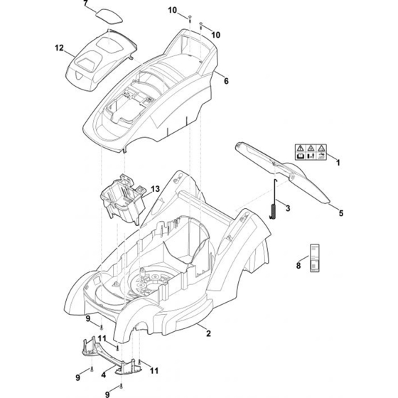 Housing for Stihl RMA 339.0