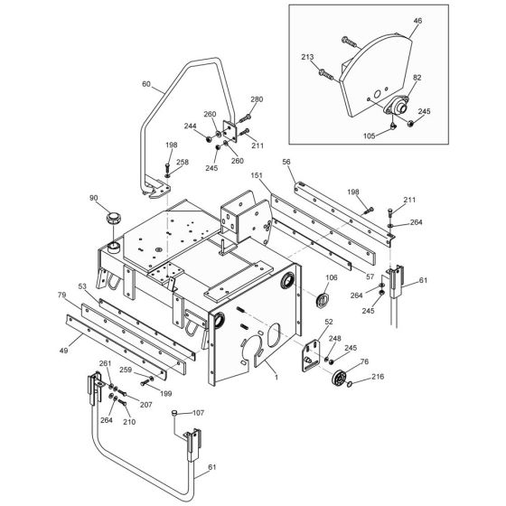 Frame Assembly for RS800A