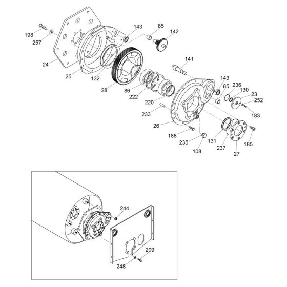 Gearbox Assembly for RS800A