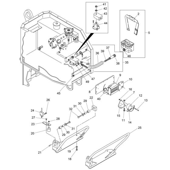 Safety Bar Assembly for RT820