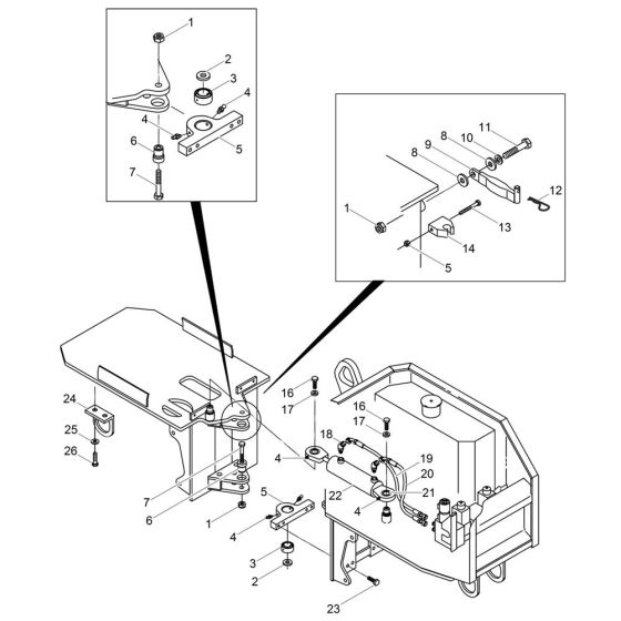 Steering Joint for Wacker RT820