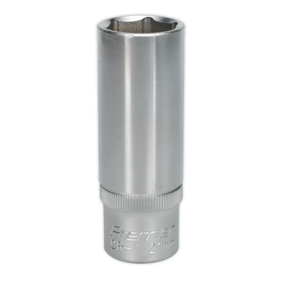 WallDrive Socket 21mm Deep 1/2"Sq Drive Sealey Part No. S1221D