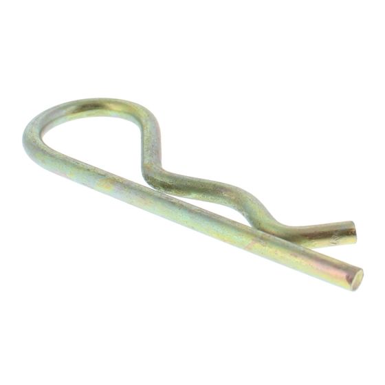 R-Clip 6mm Dia x 115mm Length Zinc Plated Steel Fastener