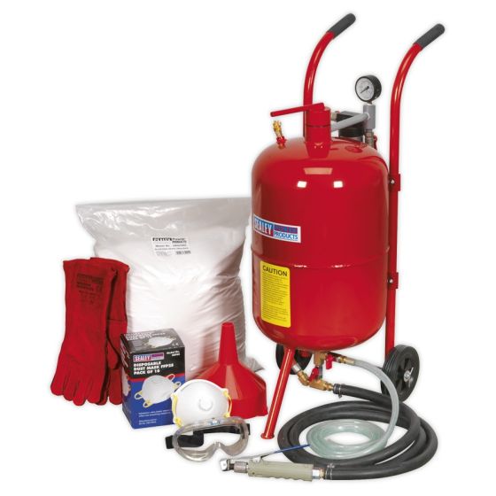 Shot & Soda Blasting Kit Sealey Part No. SBKIT