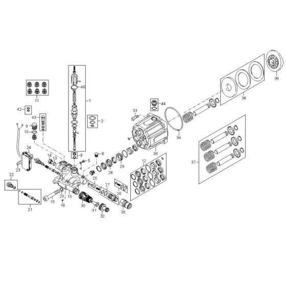Pump Assembly for Nilfisk